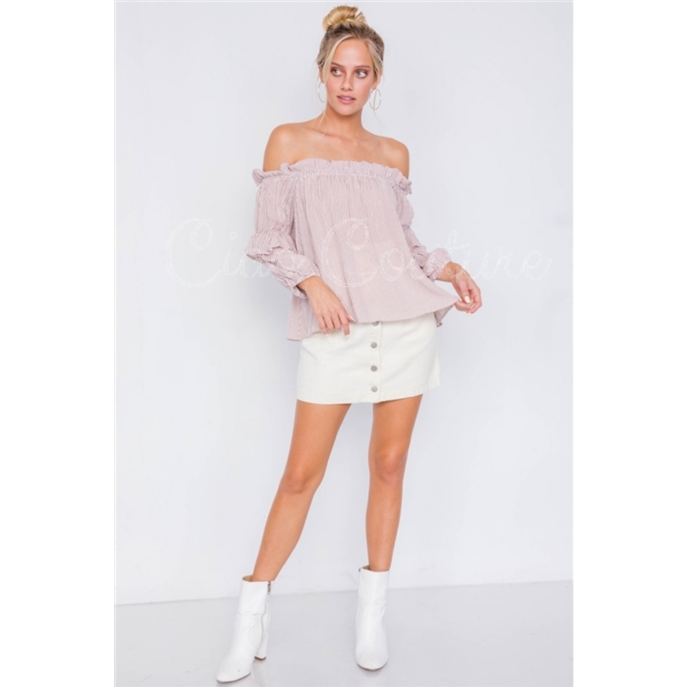 Off the shoulder blouse